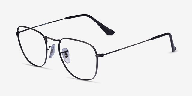 Ray-Ban RB3857V Frank Antique Gunmetal MetalEyeglass Frames from EyeBuyDirect, Angle View