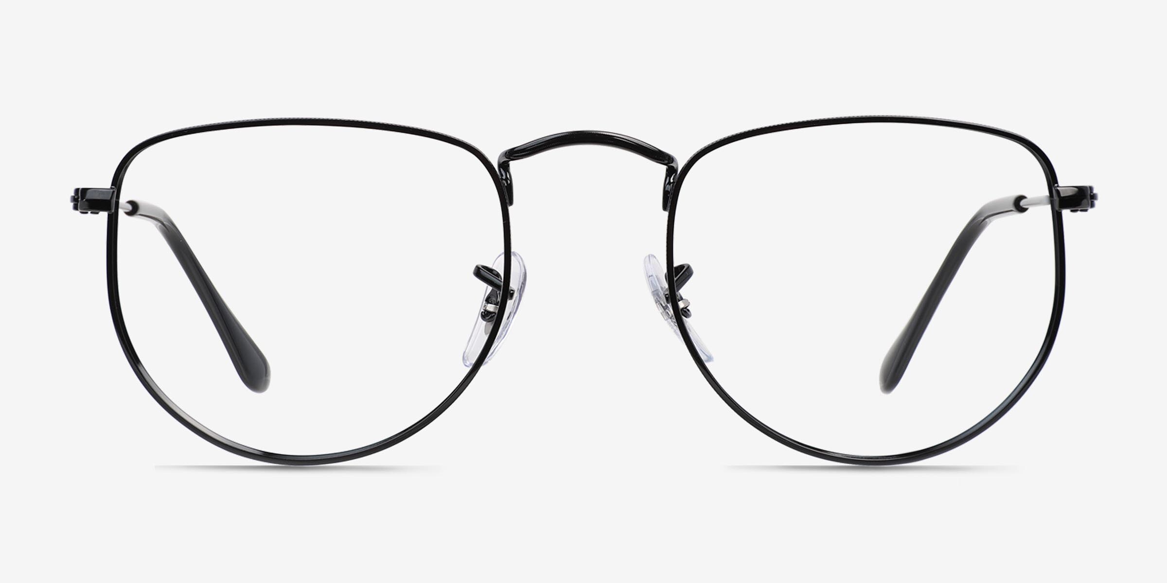 Ray-Ban RB3958V Elon - Geometric Black Frame Eyeglasses