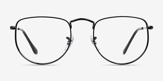 Ray-Ban RB3958V Elon Black MetalEyeglass Frames from EyeBuyDirect, Front View
