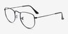 Ray-Ban RB3958V Elon Black MetalEyeglass Frames from EyeBuyDirect, Angle View