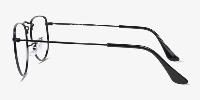 Ray-Ban RB3958V Elon Black MetalEyeglass Frames from EyeBuyDirect, Side View