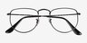 Ray-Ban RB3958V Elon Black MetalEyeglass Frames from EyeBuyDirect, Closed View