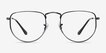 Ray-Ban RB3958V Elon Antique Gunmetal MetalEyeglass Frames from EyeBuyDirect, Front View