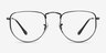 Ray-Ban RB3958V Elon Antique Gunmetal MetalEyeglass Frames from EyeBuyDirect, Front View