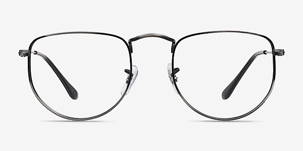 Ray-Ban Elon Antique Gunmetal Metal Eyeglass Frames