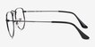 Ray-Ban RB3958V Elon Antique Gunmetal MetalEyeglass Frames from EyeBuyDirect, Side View
