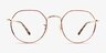 Ray-Ban RB6465 Jack Tortoise On Arista MetalEyeglass Frames from EyeBuyDirect, Front View
