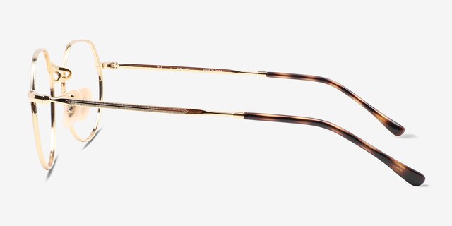 Ray-Ban RB6465 Jack Tortoise On Arista MetalEyeglass Frames from EyeBuyDirect, Side View