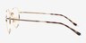 Ray-Ban RB6465 Jack Tortoise On Arista MetalEyeglass Frames from EyeBuyDirect, Side View