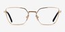 Vogue Eyewear VO4244 Gold MetalEyeglass Frames from EyeBuyDirect, Front View