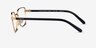 Vogue Eyewear VO4244 Gold MetalEyeglass Frames from EyeBuyDirect, Side View