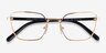 Vogue Eyewear VO4244 Gold MetalEyeglass Frames from EyeBuyDirect, Closed View