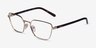 Vogue Eyewear VO4244 Pale Gold MetalEyeglass Frames from EyeBuyDirect, Angle View