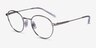 ARNETTE AN6132 The Professional Silver MetalEyeglass Frames from EyeBuyDirect, Angle View