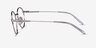 ARNETTE AN6132 The Professional Silver MetalEyeglass Frames from EyeBuyDirect, Side View
