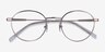 ARNETTE AN6132 The Professional Silver MetalEyeglass Frames from EyeBuyDirect, Closed View