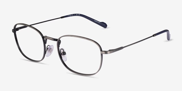 Vogue Eyewear VO4275 Silver Antique MetalEyeglass Frames from EyeBuyDirect, Angle View