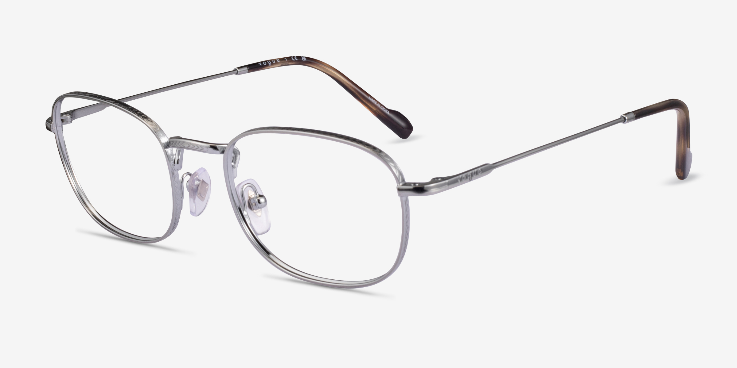 Vogue Eyewear VO4275 - Oval Gunmetal Frame Eyeglasses | Eyebuydirect