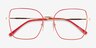 Vogue Eyewear VO4274 Red Gold MetalEyeglass Frames from EyeBuyDirect, Closed View