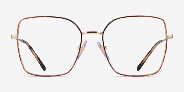 Vogue Eyewear VO4274 Tortoise Pale Gold MetalEyeglass Frames from EyeBuyDirect, Front View