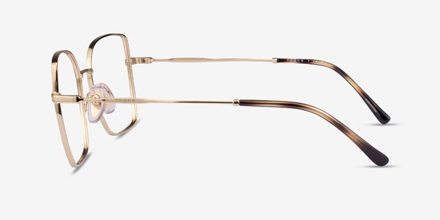 Vogue Eyewear VO4274 Tortoise Pale Gold MetalEyeglass Frames from EyeBuyDirect, Side View