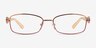 Vogue Eyewear VO3845B Brown Pink MetalEyeglass Frames from EyeBuyDirect, Front View
