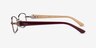 Vogue Eyewear VO3845B Brown Pink MetalEyeglass Frames from EyeBuyDirect, Side View