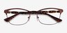 Vogue Eyewear VO3987B Brown MetalEyeglass Frames from EyeBuyDirect, Closed View