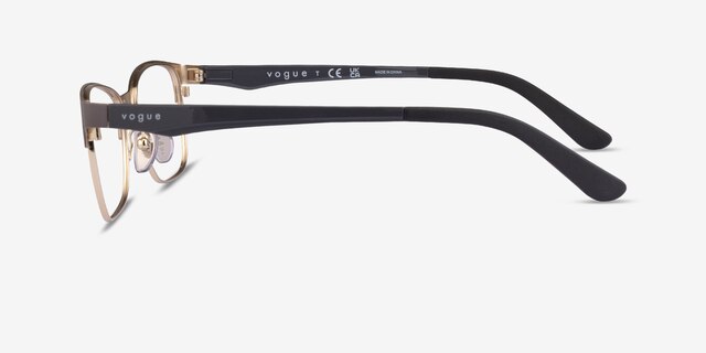 Vogue Eyewear VO3940 Dark Gray MetalEyeglass Frames from EyeBuyDirect, Side View