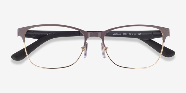 Vogue Eyewear VO3940 Dark Gray MetalEyeglass Frames from EyeBuyDirect, Closed View