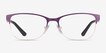 Vogue Eyewear VO3940 Plum Silver MetalEyeglass Frames from EyeBuyDirect, Front View
