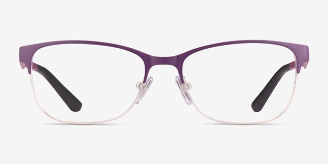 Vogue Eyewear VO3940 Plum Silver MetalEyeglass Frames from EyeBuyDirect, Front View