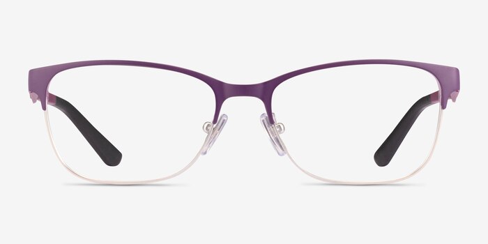 Vogue Eyewear VO3940 Plum Silver Metal Eyeglass Frames from EyeBuyDirect