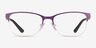 Vogue Eyewear VO3940 Plum Silver MetalEyeglass Frames from EyeBuyDirect, Front View