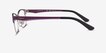 Vogue Eyewear VO3940 Plum Silver MetalEyeglass Frames from EyeBuyDirect, Side View