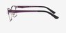 Vogue Eyewear VO3940 Plum Silver MetalEyeglass Frames from EyeBuyDirect, Side View