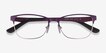 Vogue Eyewear VO3940 Plum Silver MetalEyeglass Frames from EyeBuyDirect, Closed View