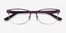 Vogue Eyewear VO3940 Plum Silver MetalEyeglass Frames from EyeBuyDirect, Closed View