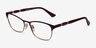 Vogue Eyewear VO3987B Purple MetalEyeglass Frames from EyeBuyDirect, Angle View
