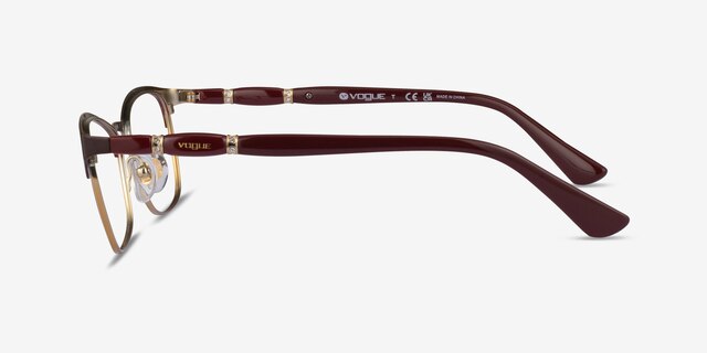 Vogue Eyewear VO3987B Purple MetalEyeglass Frames from EyeBuyDirect, Side View