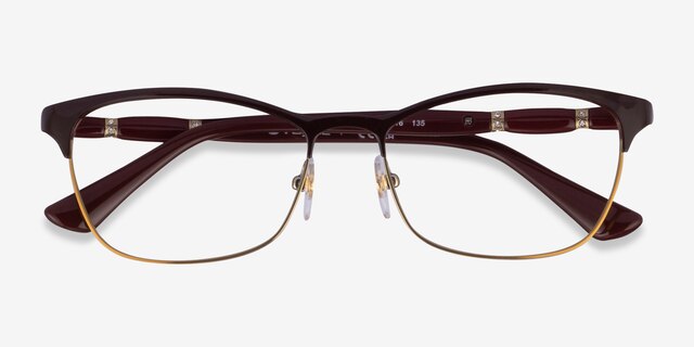 Vogue Eyewear VO3987B Purple MetalEyeglass Frames from EyeBuyDirect, Closed View