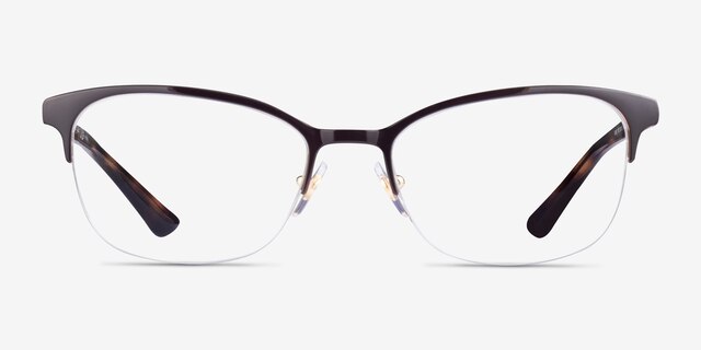 Vogue Eyewear VO4067 Brown MetalEyeglass Frames from EyeBuyDirect, Front View