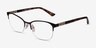 Vogue Eyewear VO4067 Brown MetalEyeglass Frames from EyeBuyDirect, Angle View