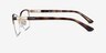 Vogue Eyewear VO4067 Brown MetalEyeglass Frames from EyeBuyDirect, Side View