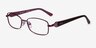 Vogue Eyewear VO3845B Matte Purple MetalEyeglass Frames from EyeBuyDirect, Angle View