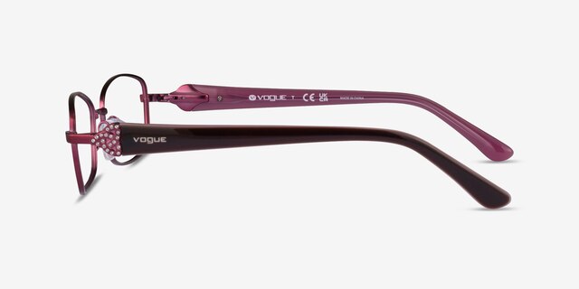 Vogue Eyewear VO3845B Matte Purple MetalEyeglass Frames from EyeBuyDirect, Side View