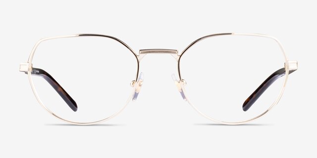 Vogue Eyewear VO4243 Pale Gold MetalEyeglass Frames from EyeBuyDirect, Front View