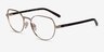 Vogue Eyewear VO4243 Pale Gold MetalEyeglass Frames from EyeBuyDirect, Angle View