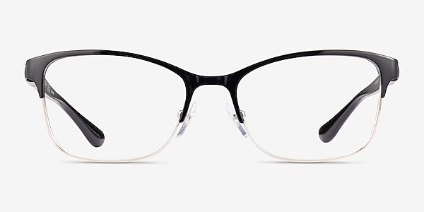 Vogue Eyewear VO4050 Black Silver Metal Eyeglass Frames