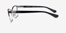 Vogue Eyewear VO4050 Black Silver MetalEyeglass Frames from EyeBuyDirect, Side View